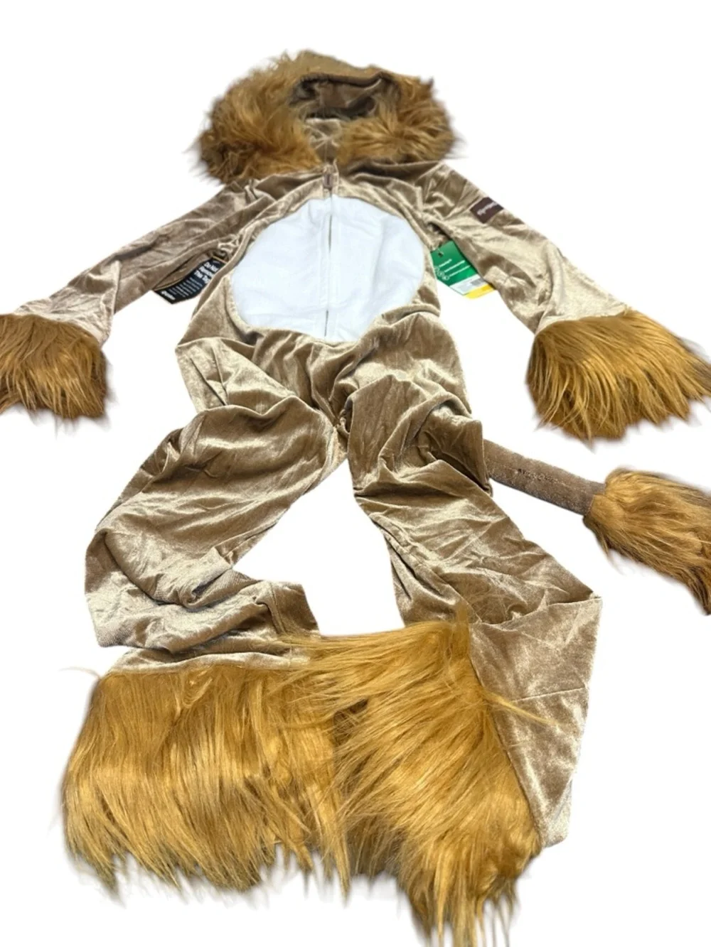 Tipsy Elves Lion Costume Kids‎ Medium Plush Zip Up Halloween Cosplay NWT